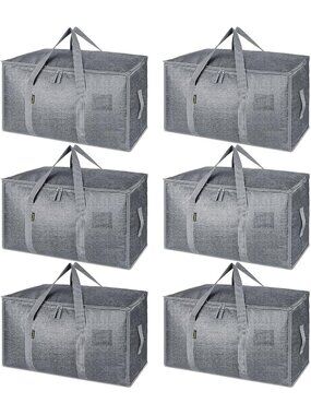 New 6-Pack Oversized Moving Bags with Reinforced Handles,